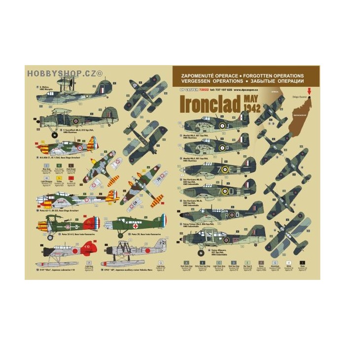 Operation Ironclad - 1/72 decal