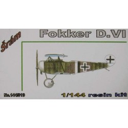 Fokker D.VI - 1/144 resin kit