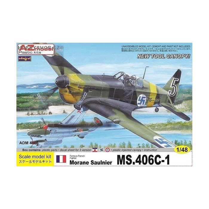 Morane Saulnier MS-406C.1 - 1/48 kit