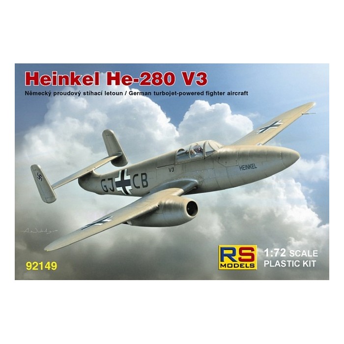 Heinkel He 280V-3 with HeS engine - 1/72 kit