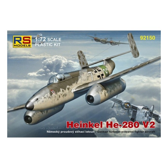 Heinkel He 280V-2 with Jumo 004 engine - 1/72 kit