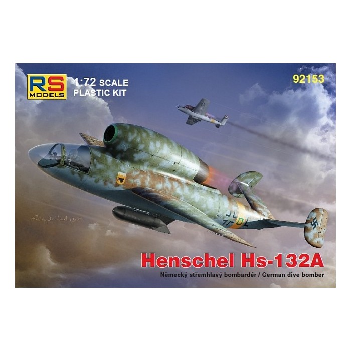 Henschel Hs 132A with BMW 003 engine - 1/72 kit