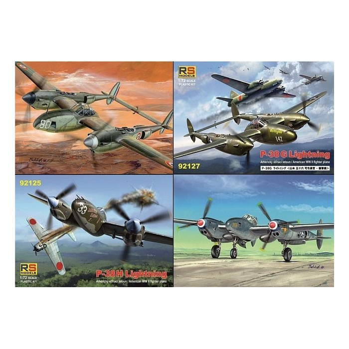 P-38 Lightning detail set - 1/72 update set