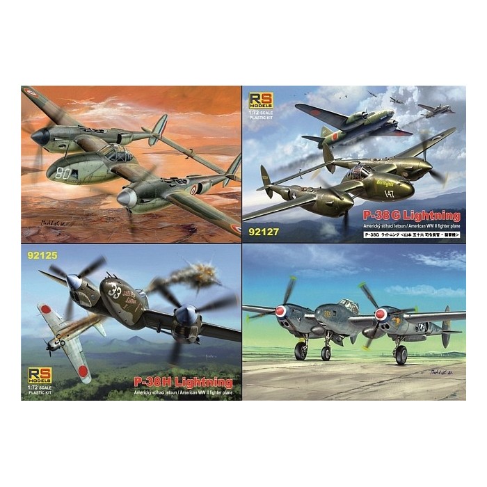 P-38 Lightning detail set - 1/72 update set