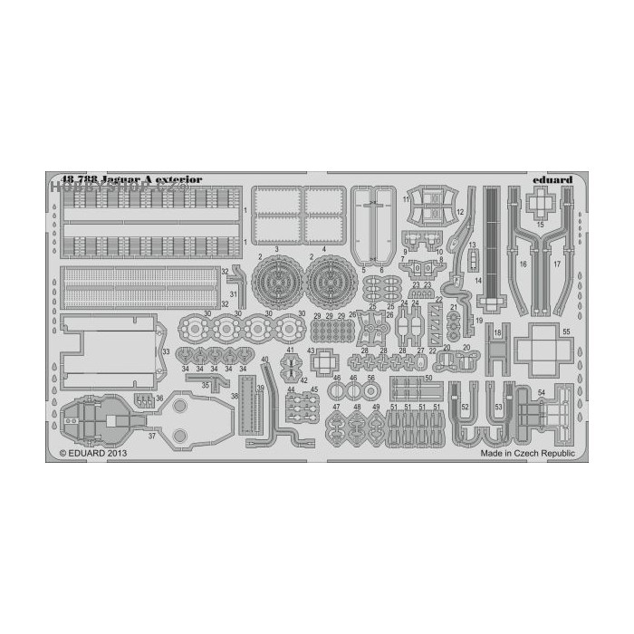 Jaguar A exterior - 1/48 PE set