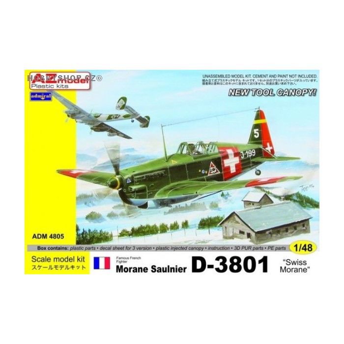 Morane Saulnier D-3801 Swiss Morane - 1/48 kit