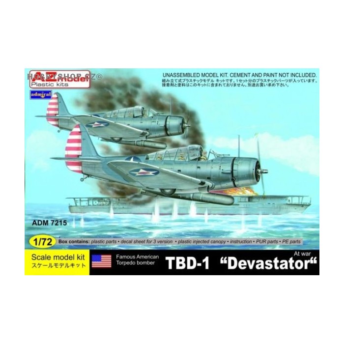TBD-1 Devastator at war - 1/72 kit