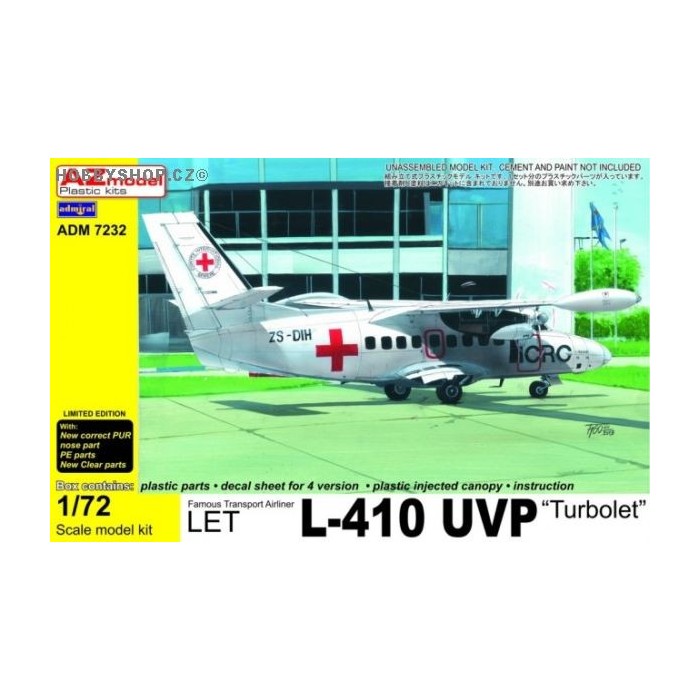 Let L-410UVP-E Turbolet - 1/72 kit