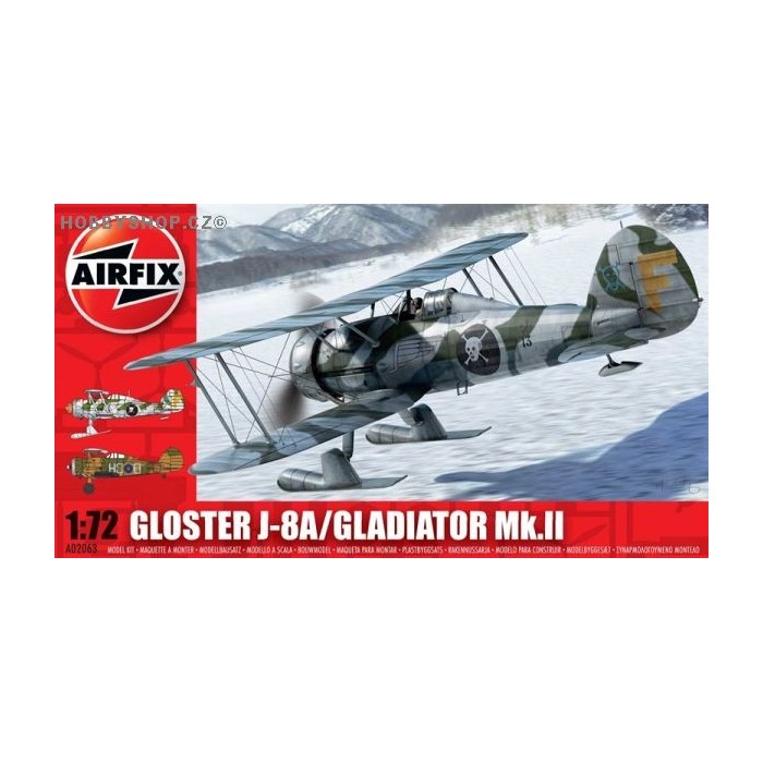 Gloster Gladiator Mk.II / J-8A - 1/72 kit