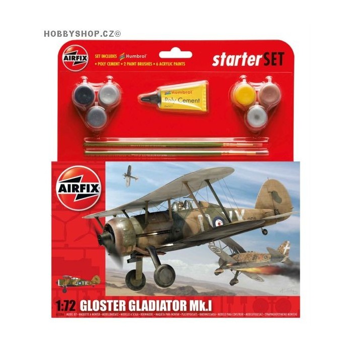 Gloster Gladiator Mk.I Starter Set - 1/72 kit