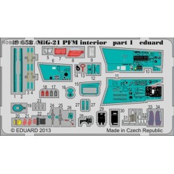 MiG-21PFM interior - 1/48 lept