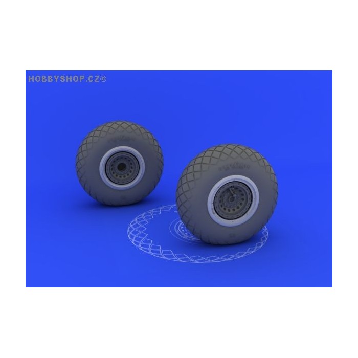 B-17 wheels - 1/32 update set