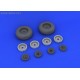 B-17 wheels - 1/32 update set