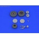 MiG-21PFM wheels - 1/48 update set