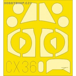 Vampire T.11  - 1/72 maska