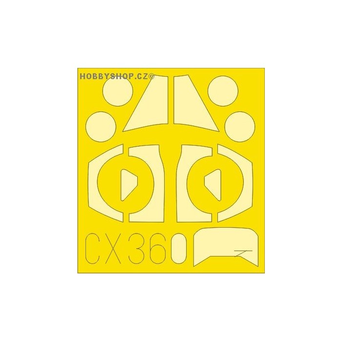 Vampire T.11 - 1/72 mask