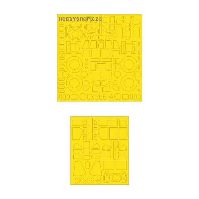 Lancaster B Mk.I/B Mk.III - 1/72 mask