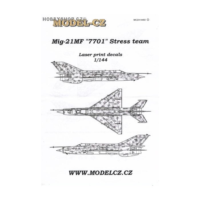 MiG-21MF '7701' - 1/144 decals
