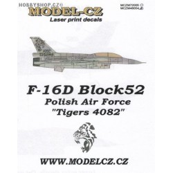 F-16D 'Tigers 4082' - 1/48 decals