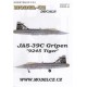 JAS-39C Gripen '9245 Tiger' - 1/48 decals