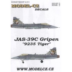 JAS-39C Gripen '9235 Tiger' - 1/72 decals