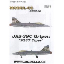 JAS-39C Gripen '9237 Tiger' - 1/72 decals