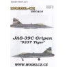 JAS-39C Gripen '9237 Tiger' - 1/72 decals