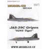 JAS-39C Gripen '9245 Tiger' - 1/144 decals