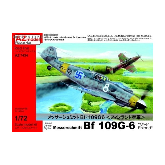 Bf 109G-6 Over Finland  - 1/72 kit