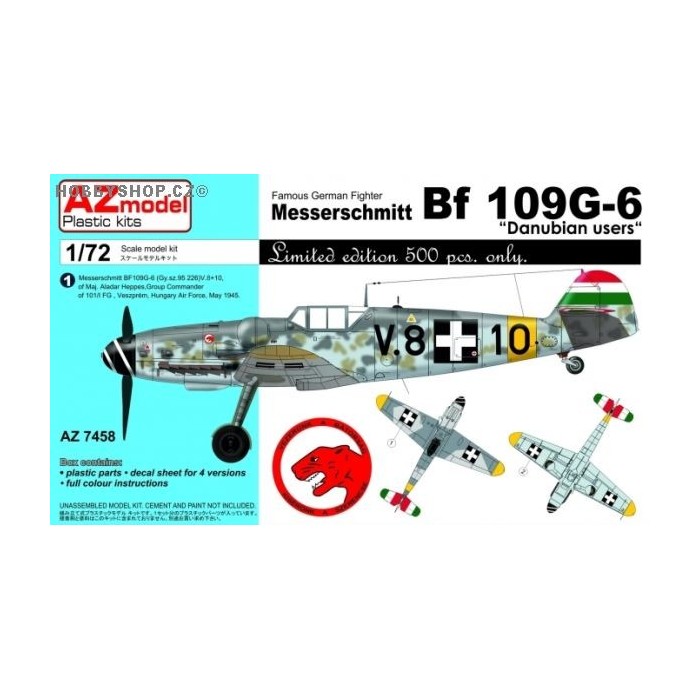 Bf 109G-6 Danubian users - 1/72 kit