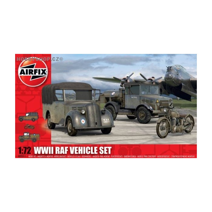 WWII RAF Vehicle set - 1/72 kit
