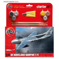 D.H. Vampire T.11 Starter Set - 1/72 kit