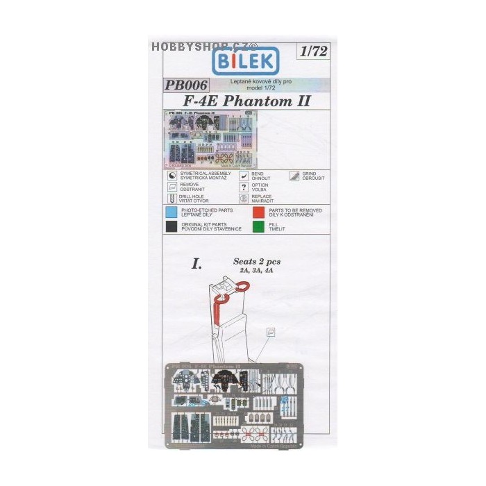 F-4E Phantom II - 1/72 PE set