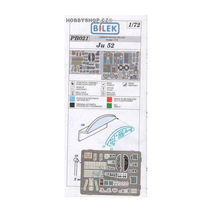 Ju 52 - 1/72 PE set