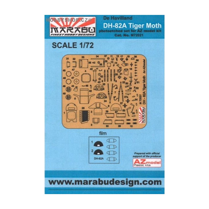 Tiger Moth - 1/72 PE set