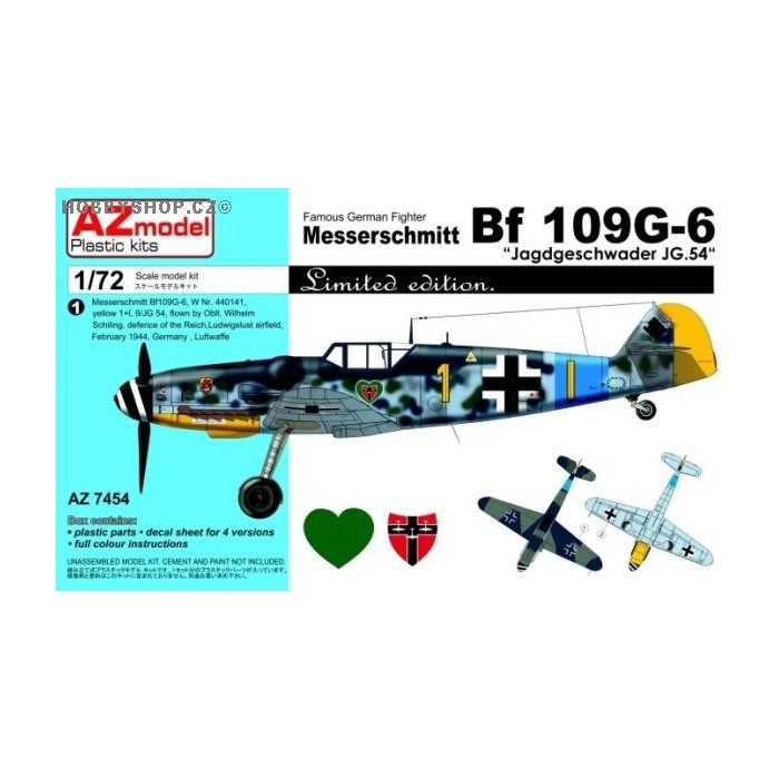 Bf 109G-6 Jagdgeschwader JG.54 - 1/72 kit