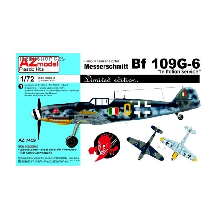 Bf 109G-6 In Italian Service - 1/72 kit