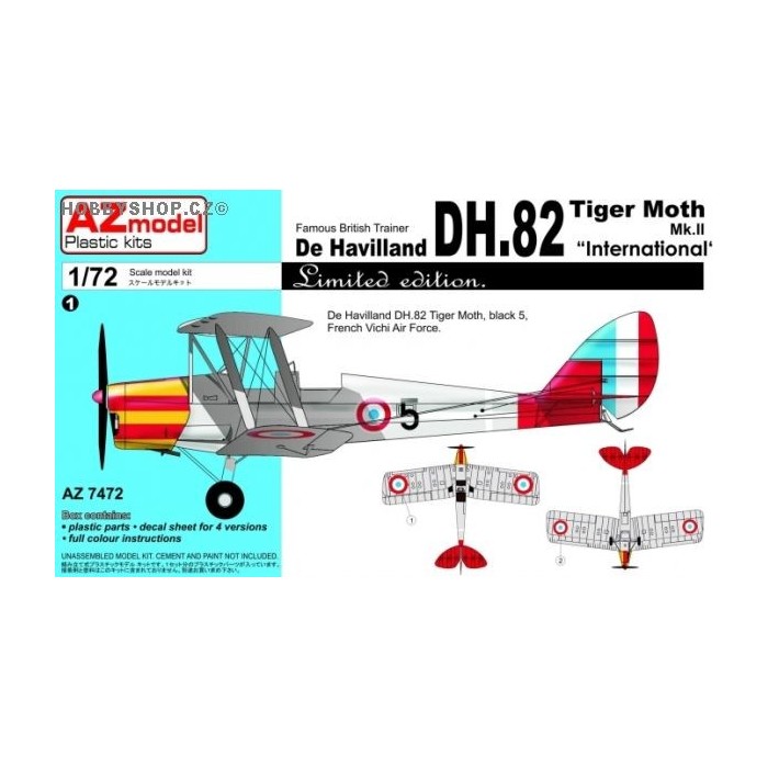 DH-82 Tiger Moth Mk.II International - 1/72 kit