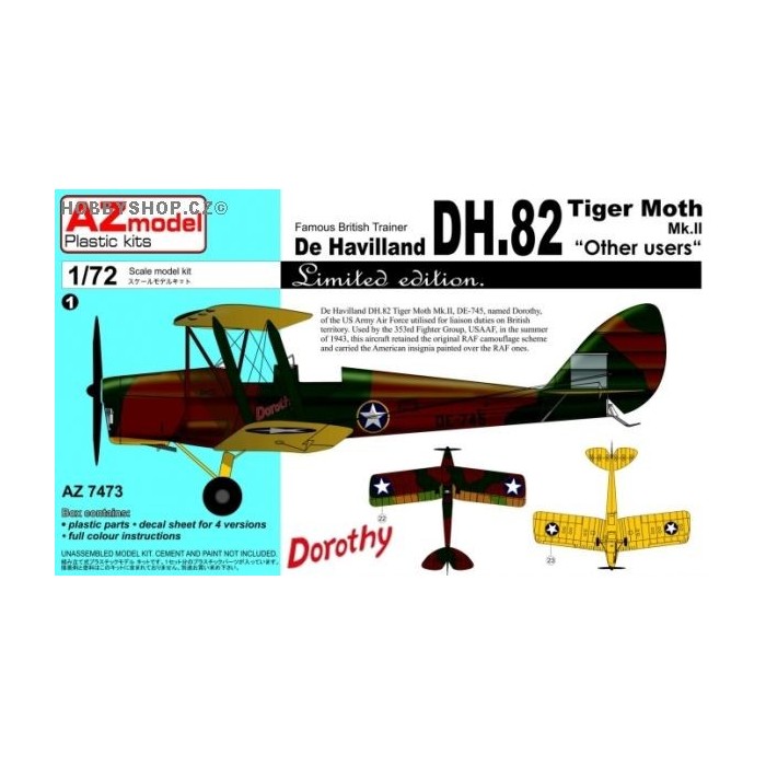 DH-82 Tiger Moth Mk.II Other users - 1/72 kit