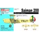 Saiman 200 Italy, USAAF - 1/72 kit