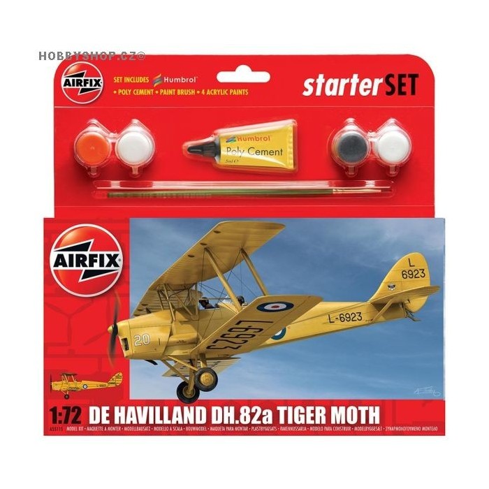D.H. 82 Tiger Moth Starter Set - 1/72 kit