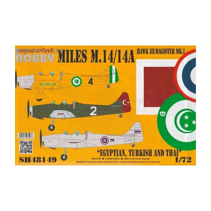 Miles M.14/14A Magister Egyptian, Turkish & Thai - 1/48 kit