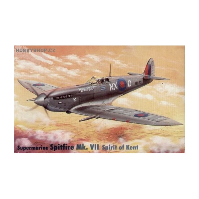 Supermarine Spitfire Mk.VII Spirit of Kent - 1/72 kit