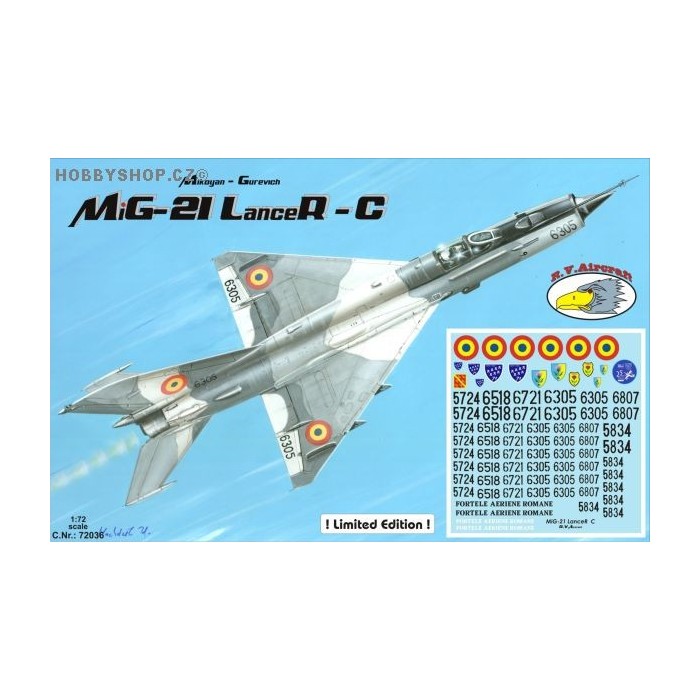 MiG-21 LanceR-C Limited edition - 1/72 kit