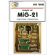 MiG-21 MF Hi-Tech (2x PE sets, big decals) - 1/72 kit