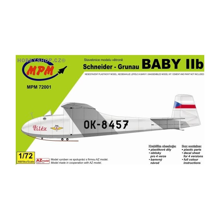 Grunau Baby IIb - 1/72 kit