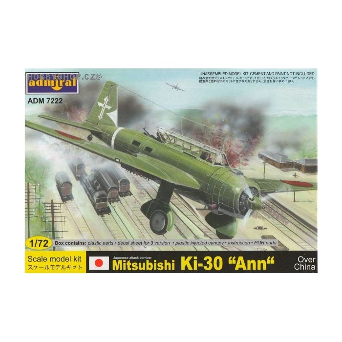 Mitsubishi Ki-30 Ann over China - 1/72 kit