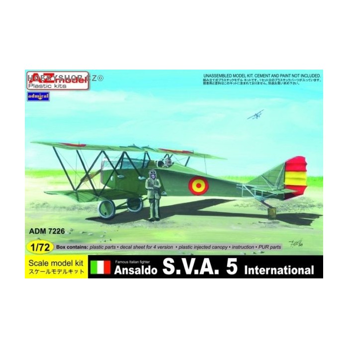 Ansaldo SVA 5 International - 1/72 kit