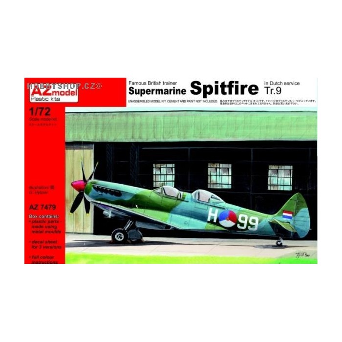 Spitfire Tr.9 In Dutch Service - 1/72 kit