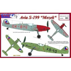 Avia S.199 Mezek (Limited Edition) - 1/72 kit